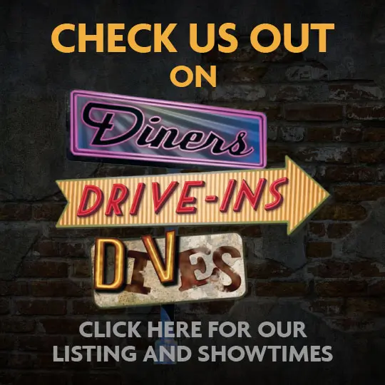 Check us out on Diners Drive-Ins and Dives